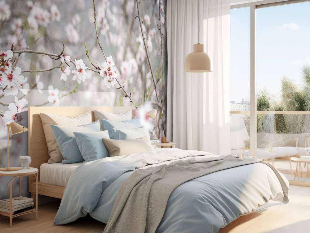 Różowo-białe kwiaty