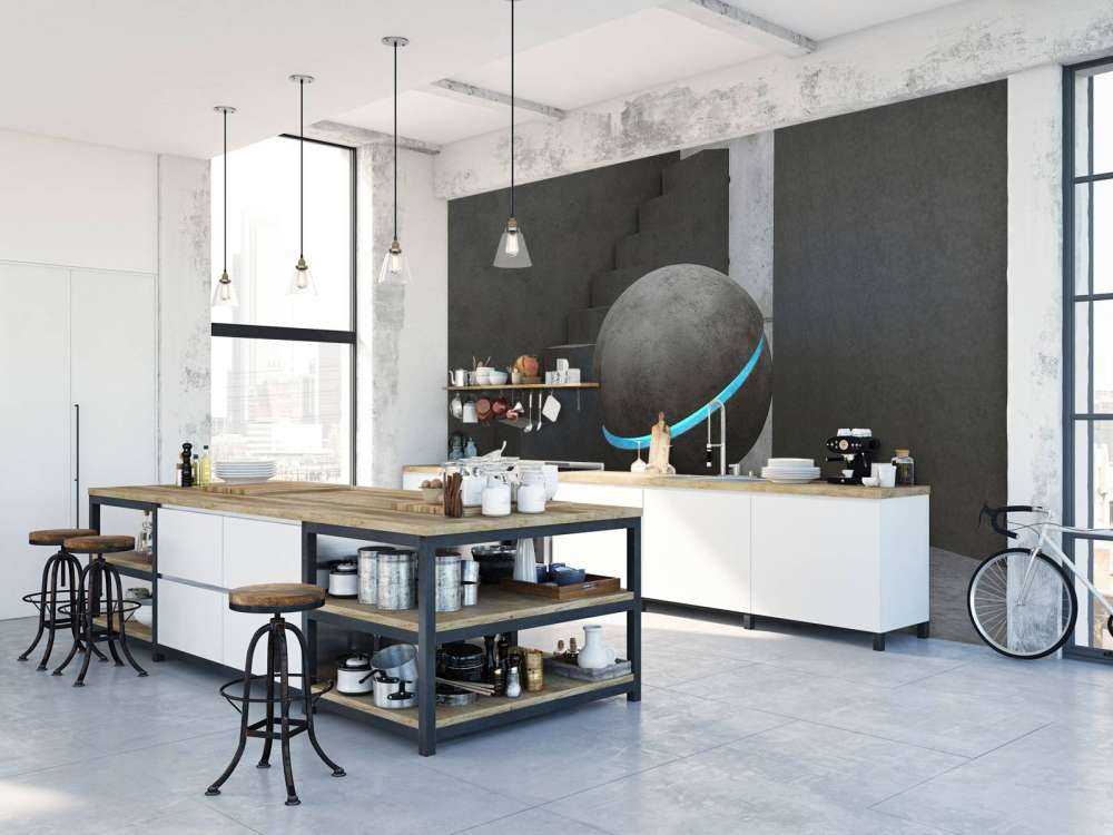 Klatka schodowa z kulą 3D