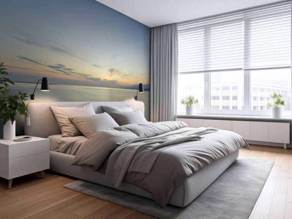 Wschód słońca wybrzeżu 