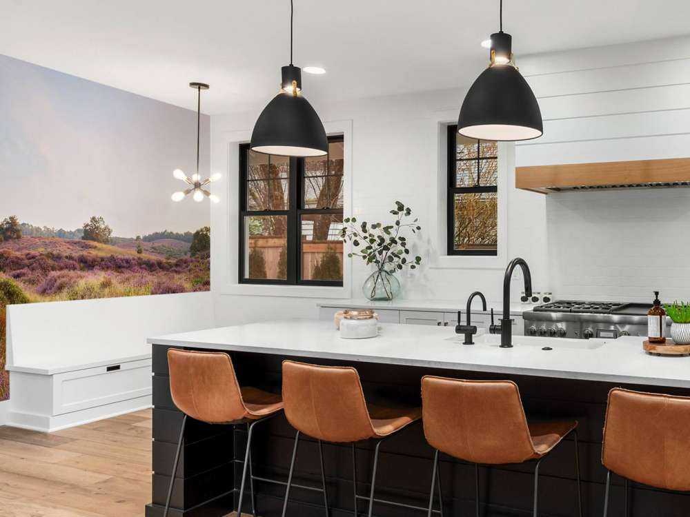 Heathland o wschodzie słońca