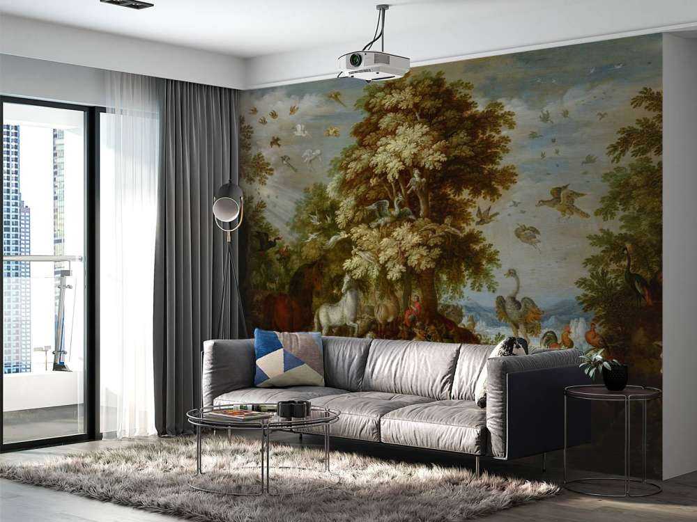 Orfeusz oczarowuje zwierzęta swoją muzyką