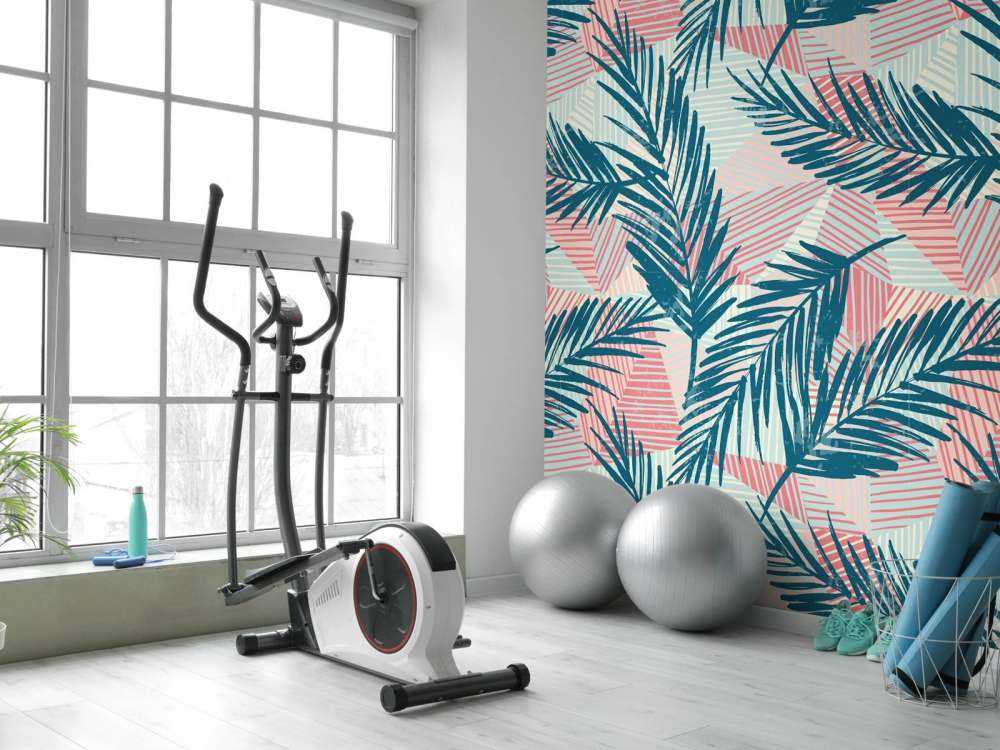 Abstrakcyjne liście palmowe