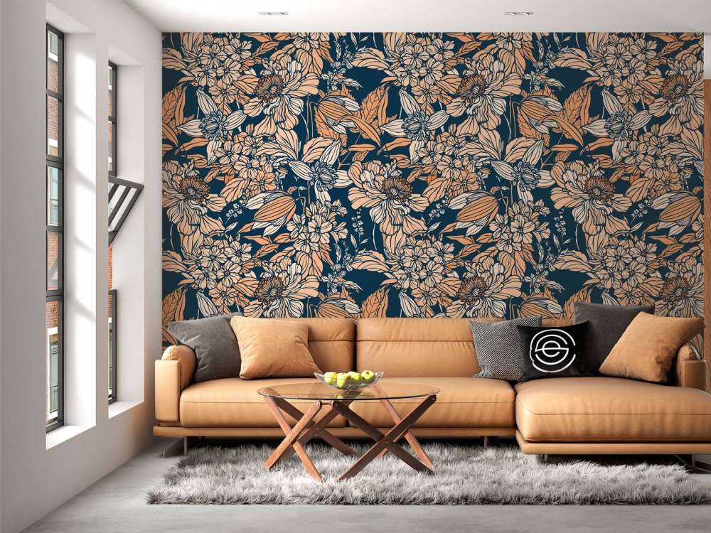 Nocny Ogród Pełen Kwiatów