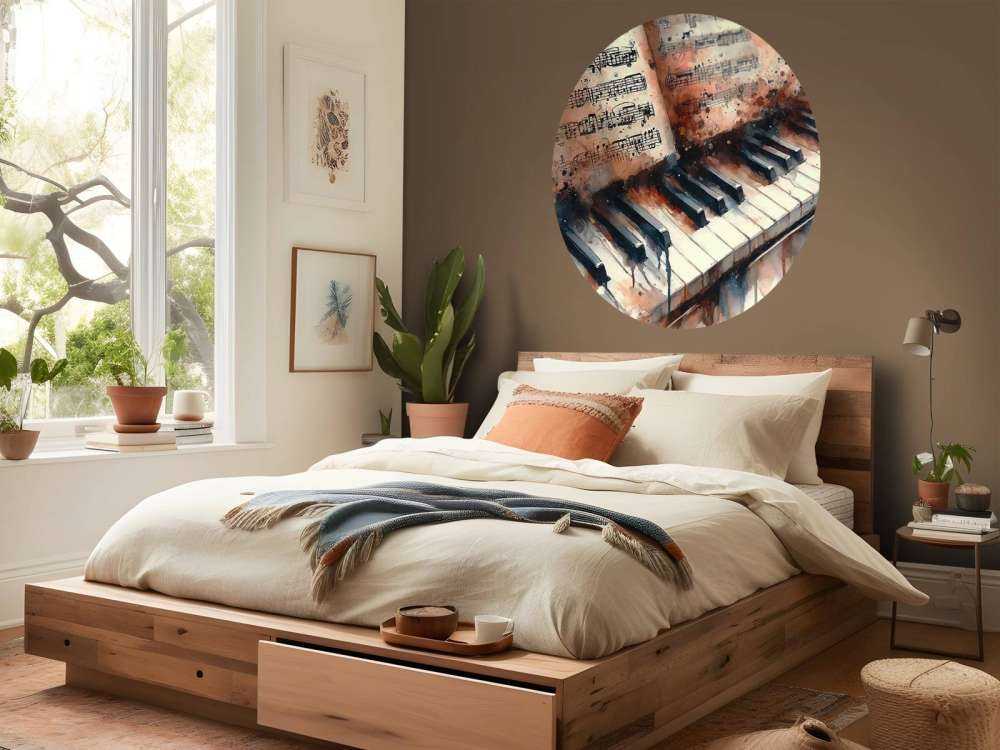 Melodyjna harmonia uchwycona w artystycznych pociągnięciach pędzla