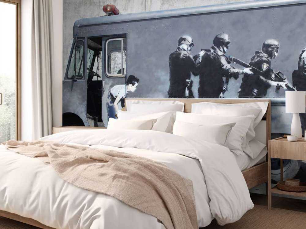 Banksy - SWAT van