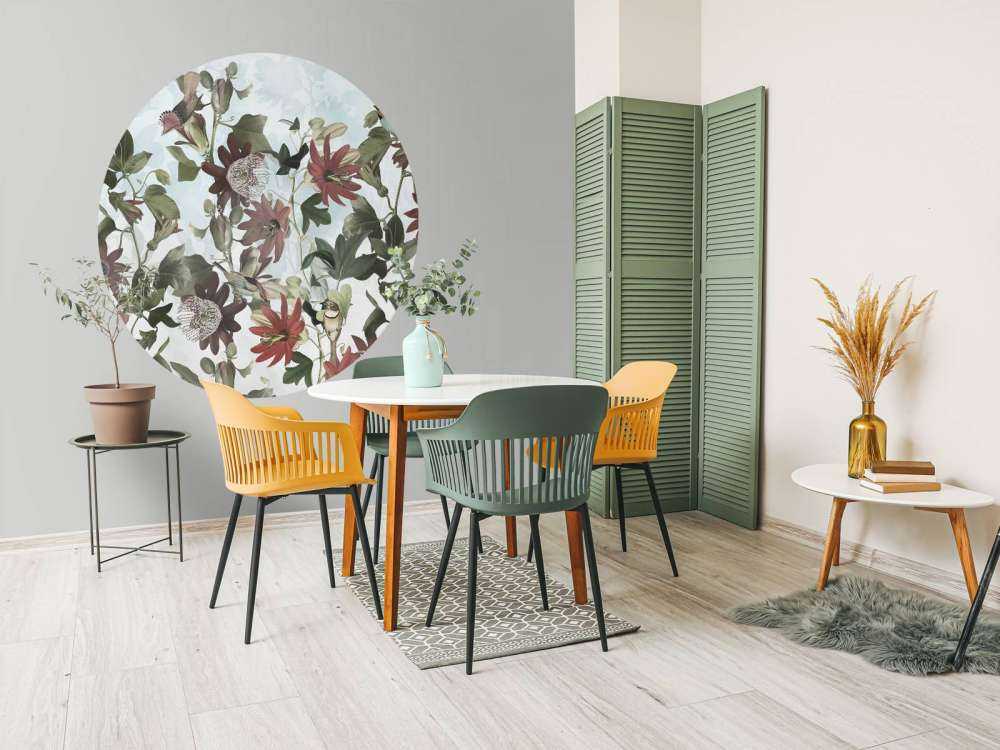 Siedem ptaków w zaczarowanym listowiu - miękki niebieski