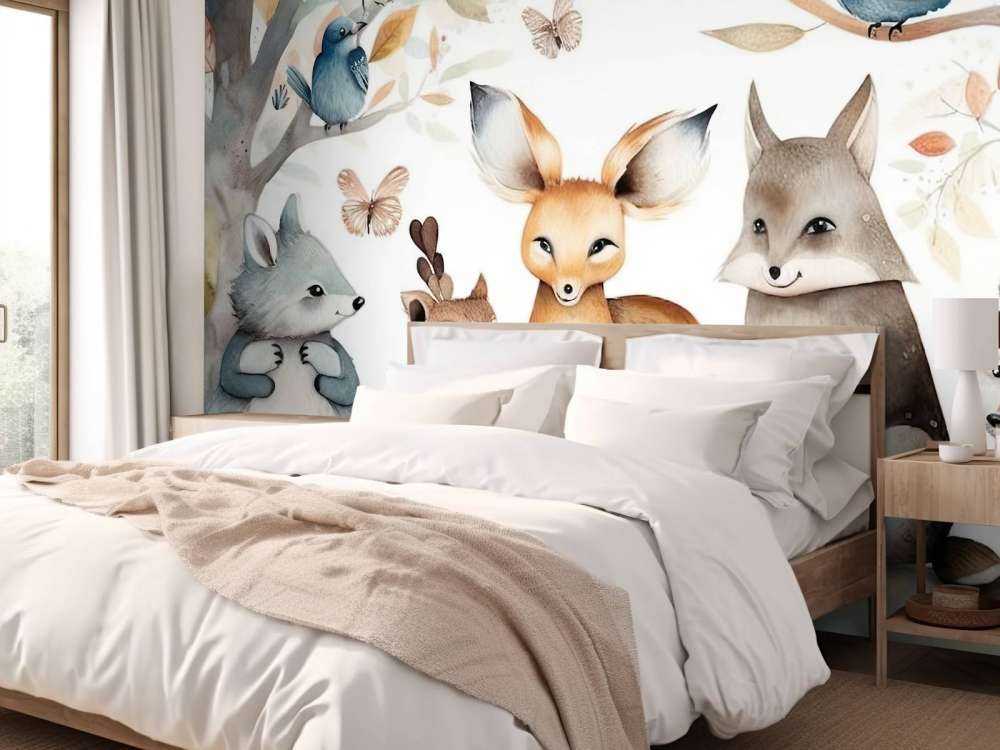 Leśna narracja Zespół akwareli