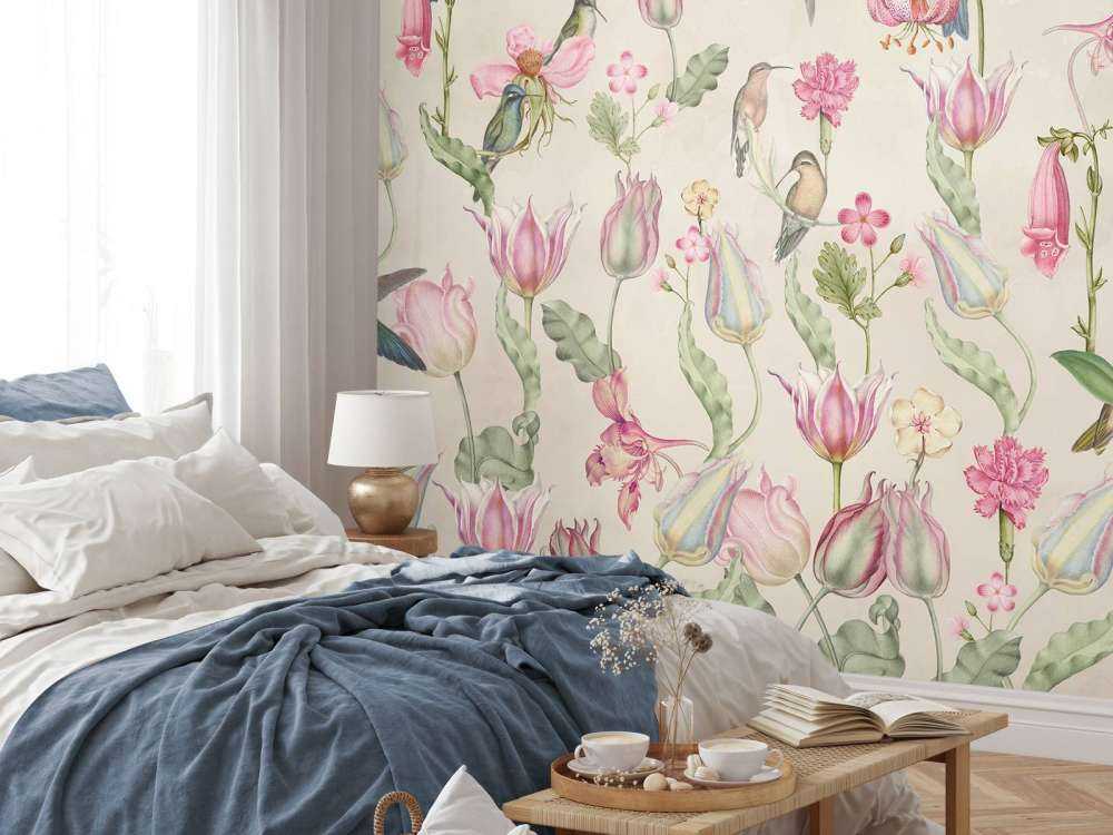 Wiosenna Symfonia Kolibrów - Elegancja Blush Cream