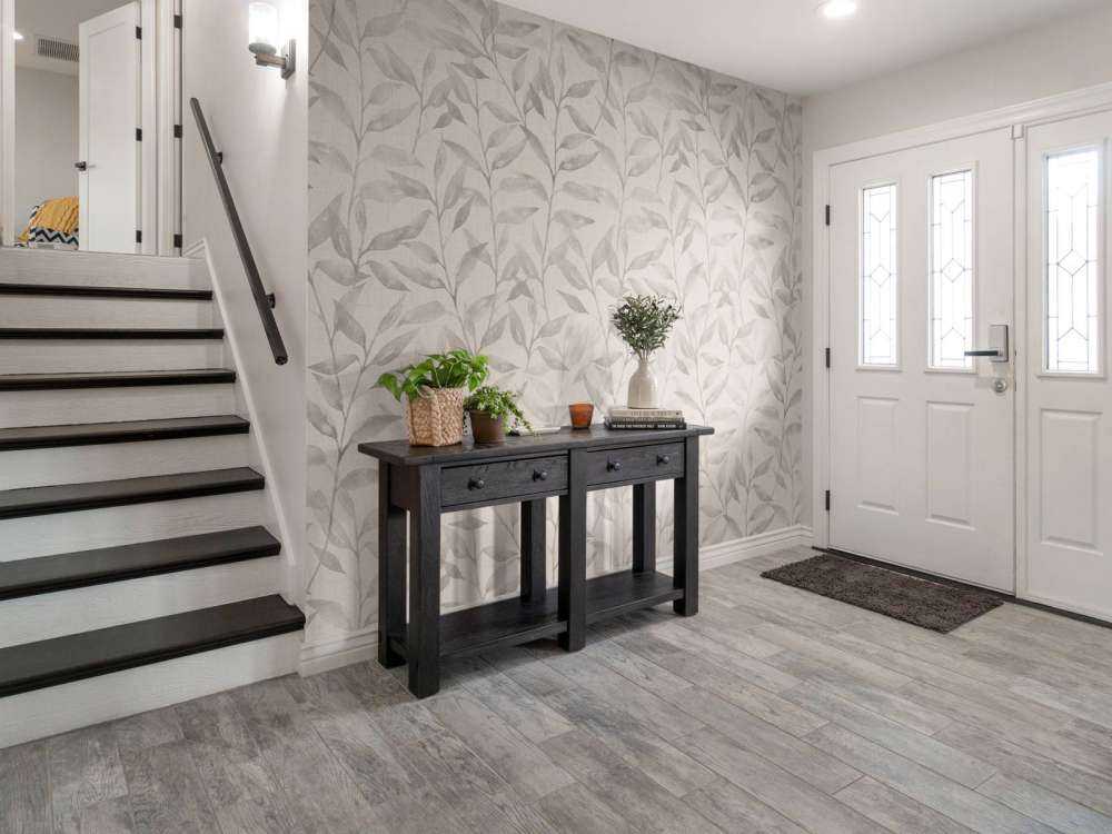 Liście pnące Japandi - jasnobrązowy