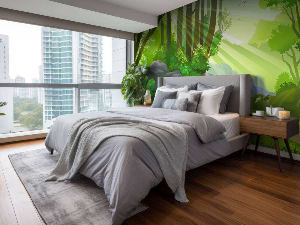 Światło słoneczne w dżungli