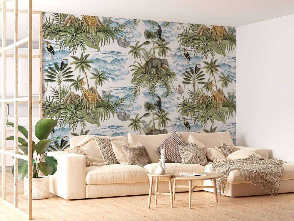 Zwierzęta między liśćmi