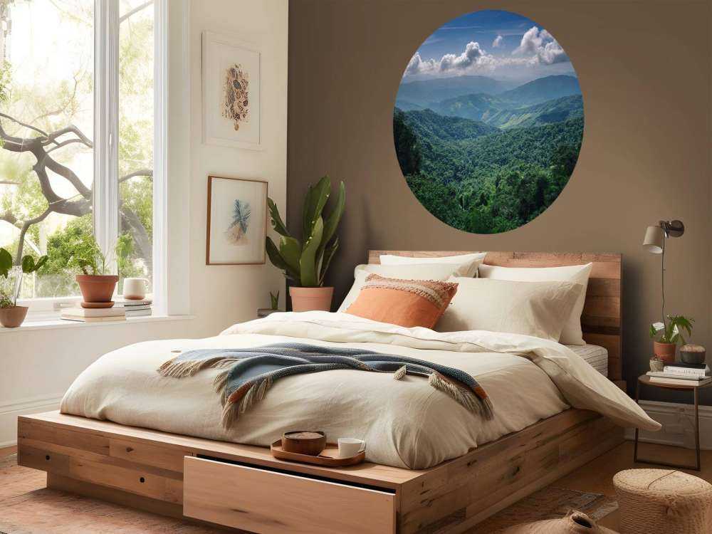 Zielony las tropikalny