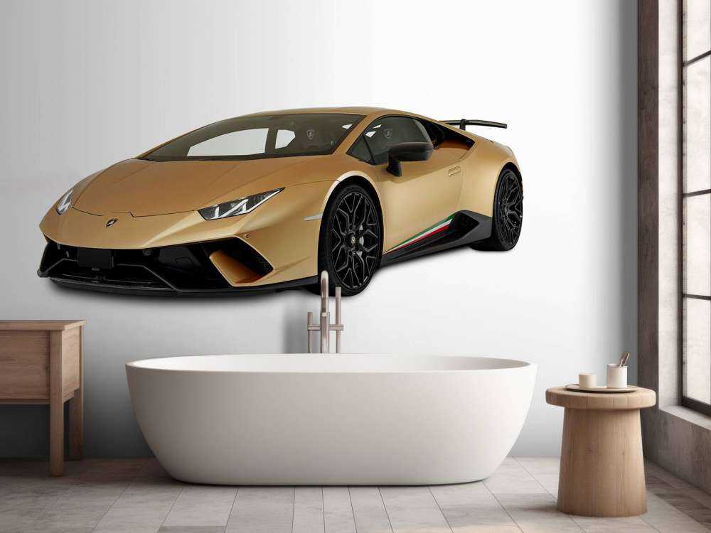 Lamborghini Huracán - Prawy przód, biały