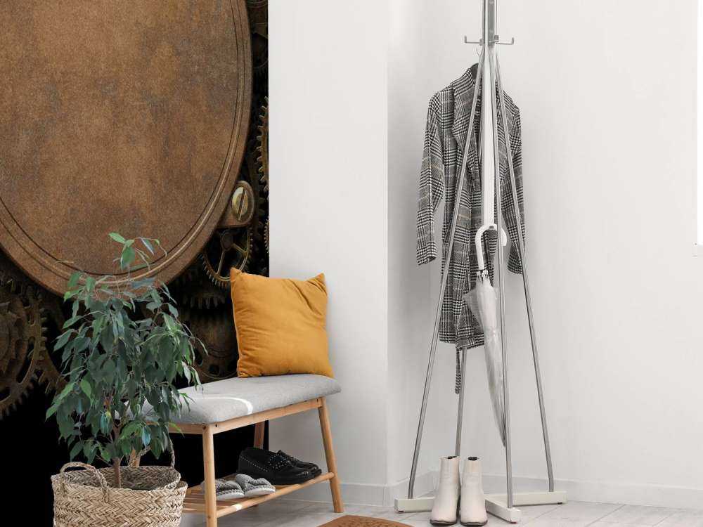 Miedziany mechanizm zegarowy