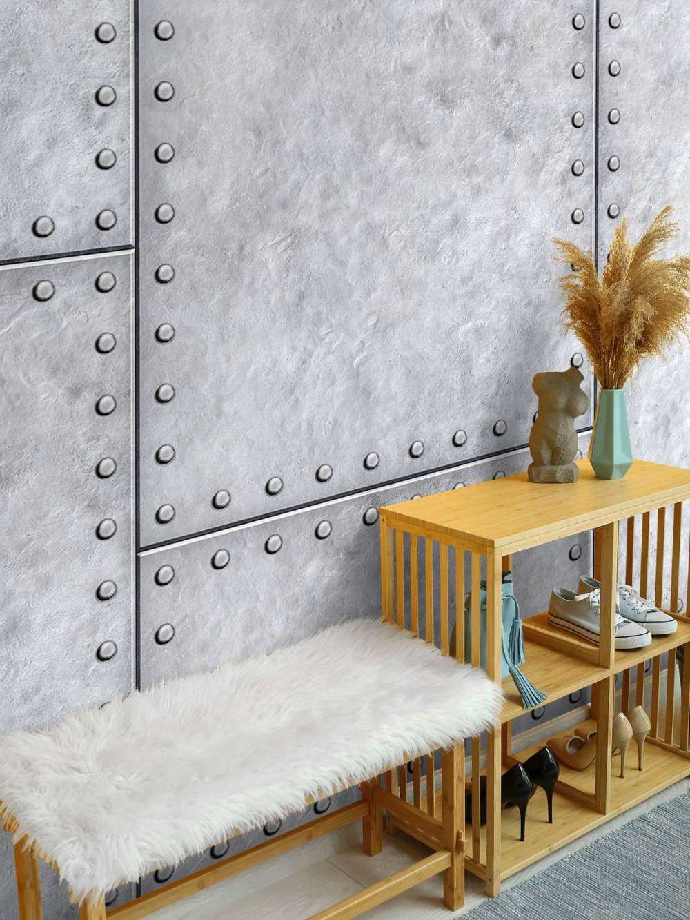 Metalowa płyta pancerna