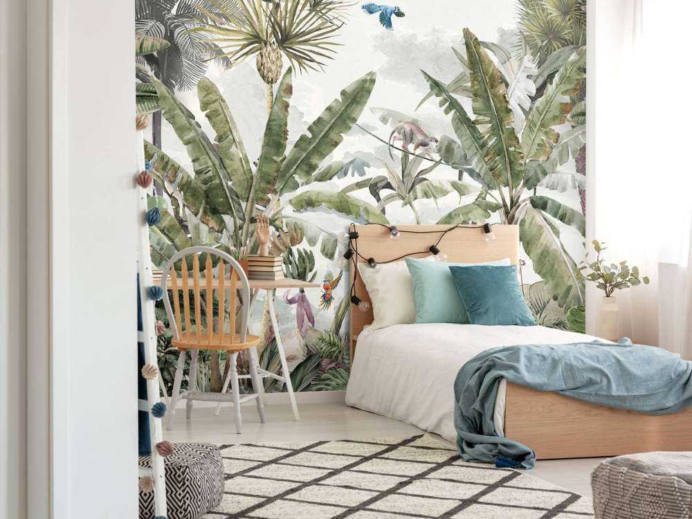 Tropikalny rysunek lasu deszczowego