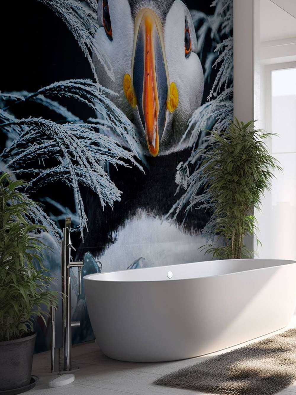 Atlantic Puffins Portrecie