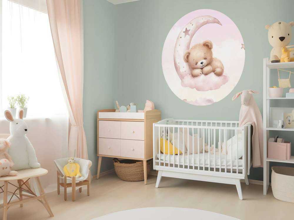 Śpiące misie na księżycu