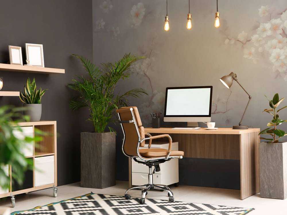 Urocze gałęzie kwiatów taupe