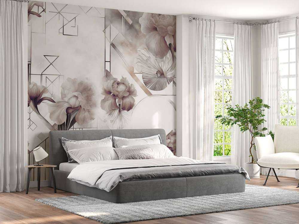 Geometria akwarelowa brązowa