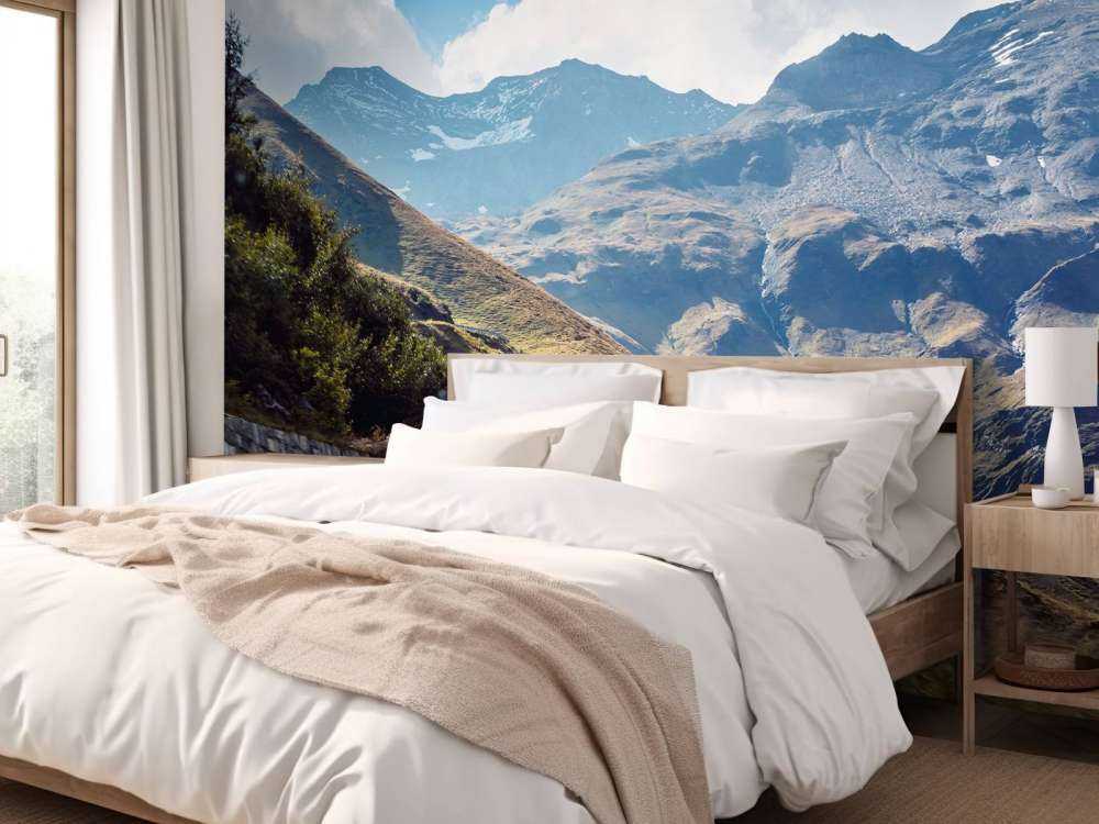 Panorama górskiej drogi