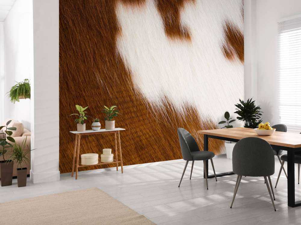 Skóra bydlęca czerwona i biała skóra bydlęca