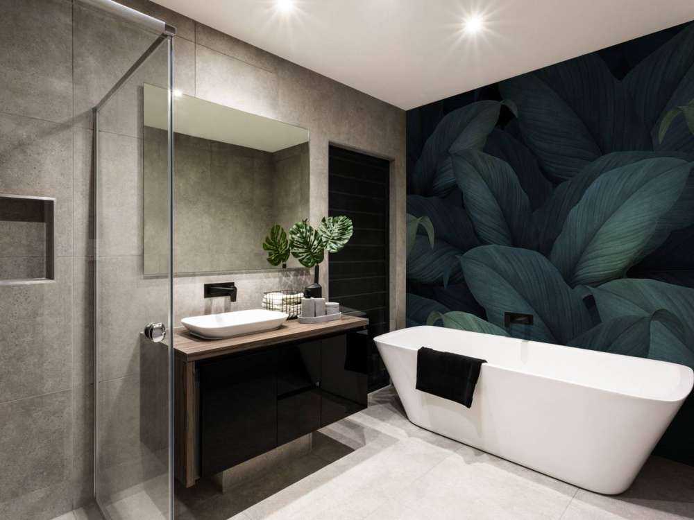 Tropikalne zielone liście