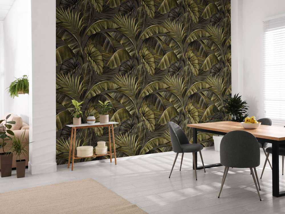 Ciemne liście bananowca