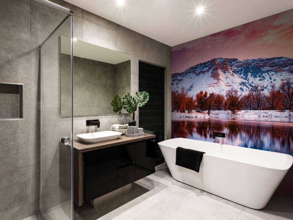 Różowy zachód słońca