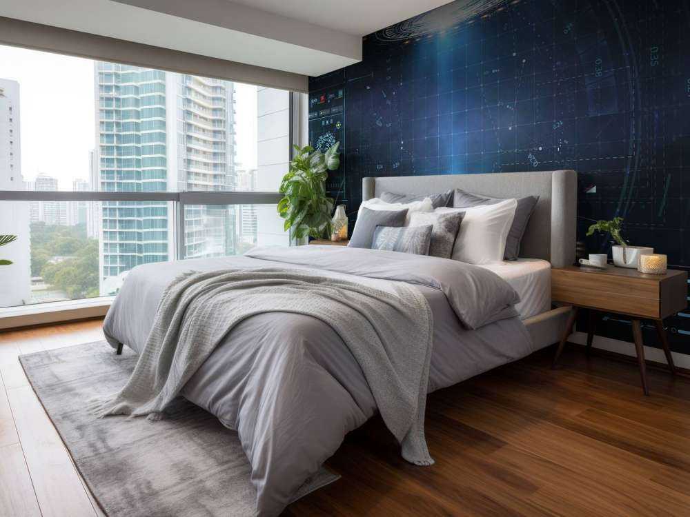 Futurystyczna tablica rozdzielcza