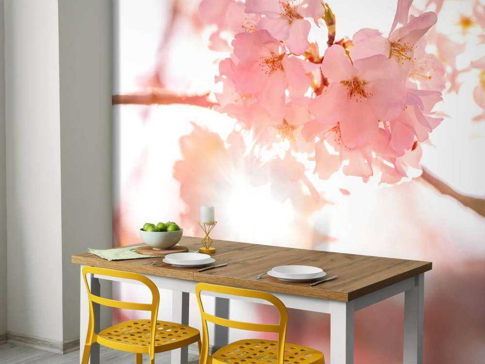 Kwiaty jasnoróżowe