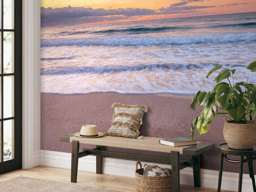 Kolorowy zachód słońca