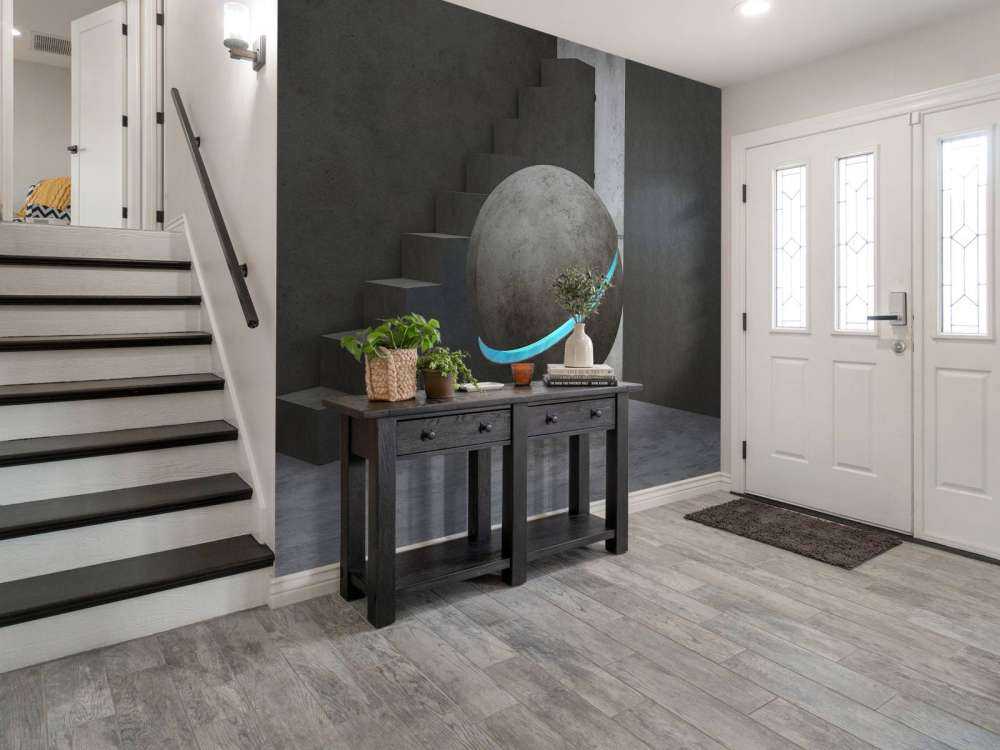 Klatka schodowa z kulą 3D