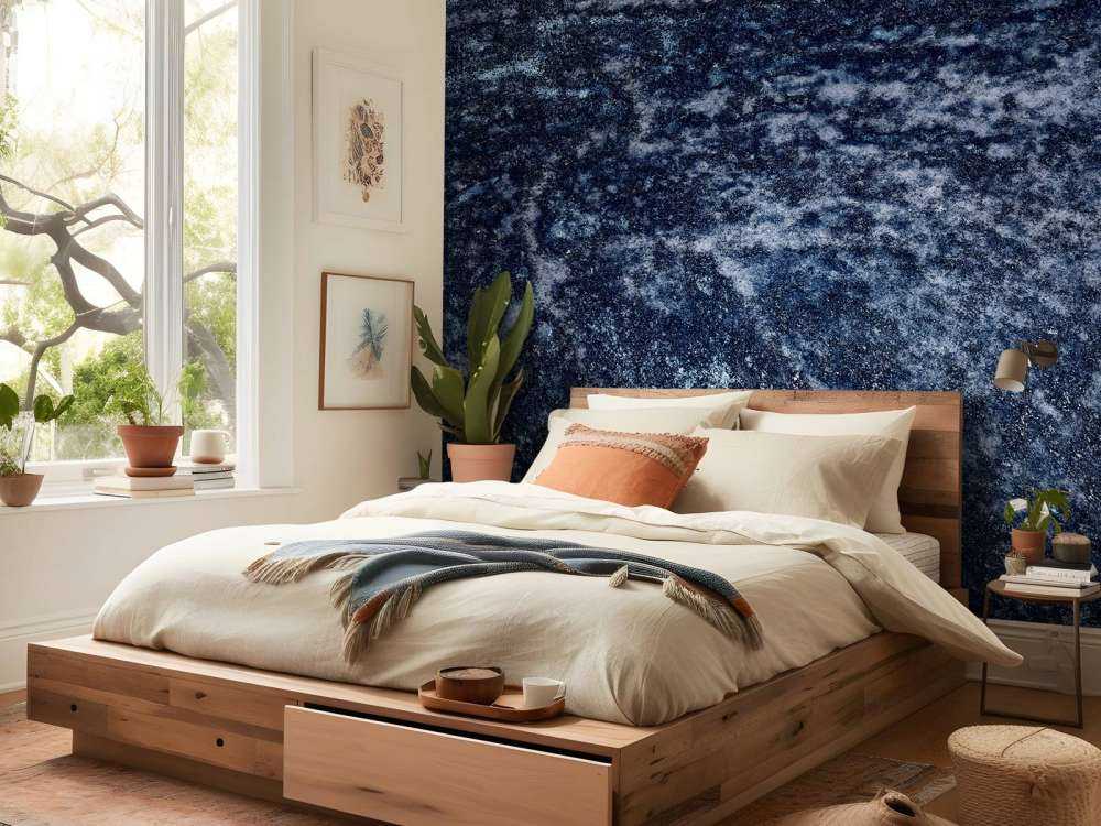 Struktura ciemnoniebieska