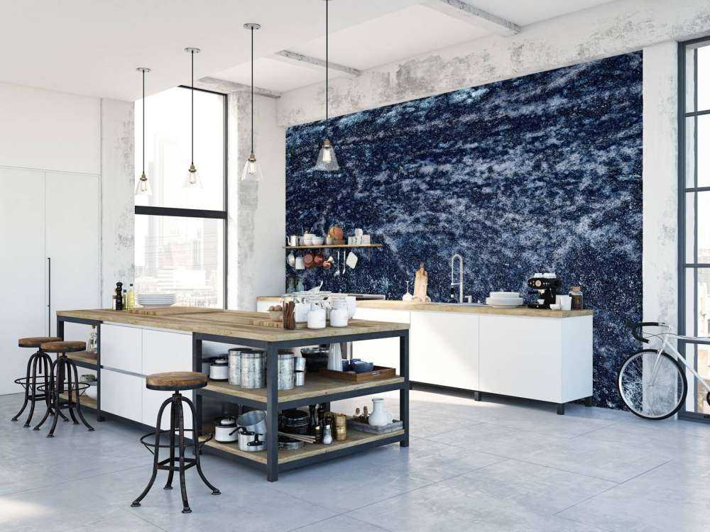 Struktura ciemnoniebieska