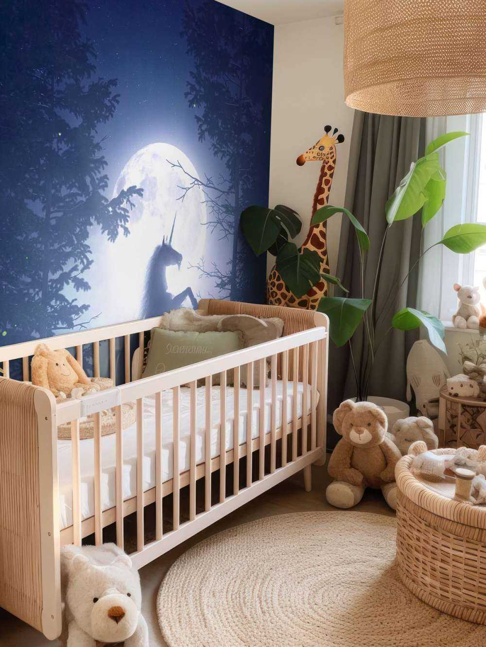 Jednorożec przy pełni księżyca