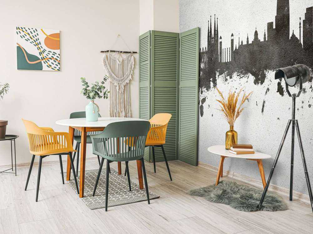 Akwarela panorama, Barcelona