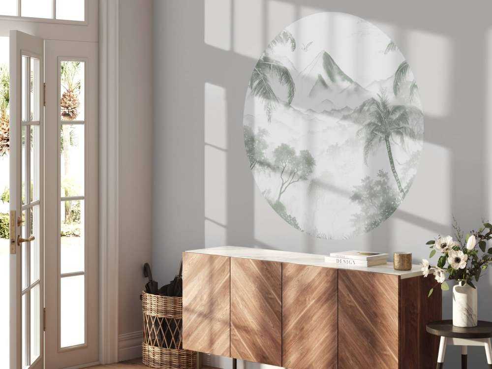 Świt na Wulkanicznej Wyspie, zielony