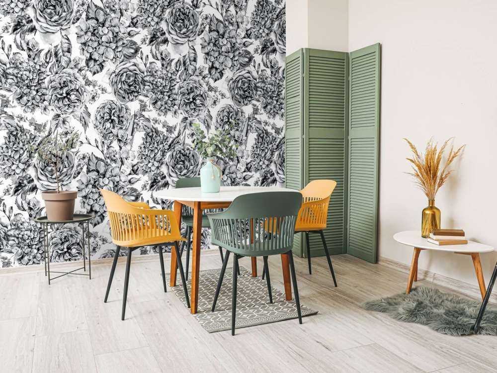 Czarno-Biały Ogród Kwiatowy