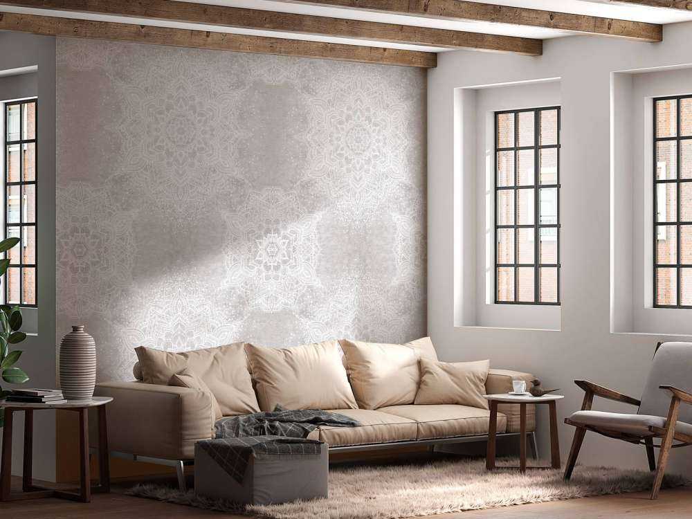 Ibiza vintage mandala_neutralny szary