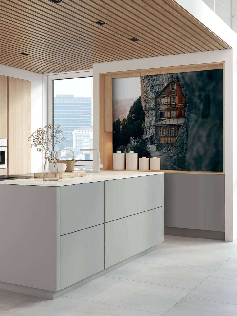 Górska chata w Alpach