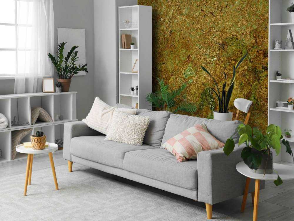 Struktura w kolorze złotym