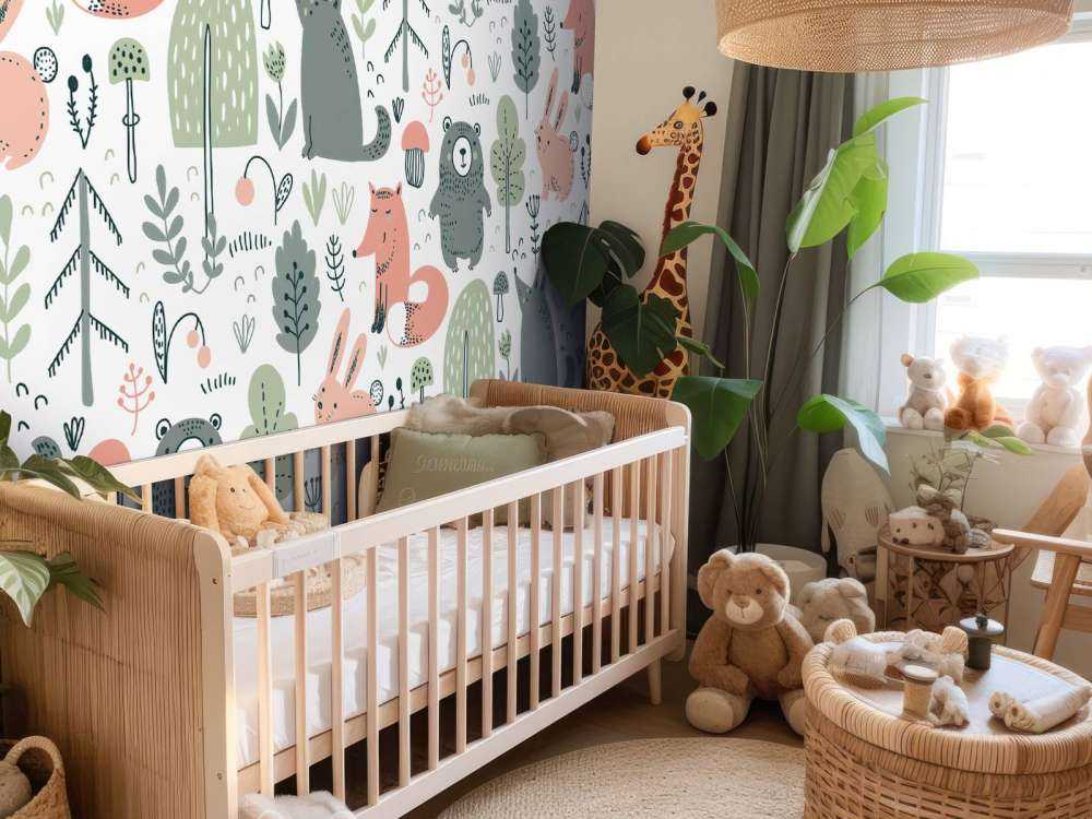 Barwne zwierzęta leśne