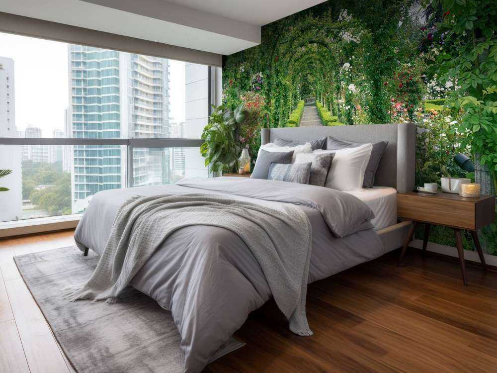 Ścieżka przez ogród różany