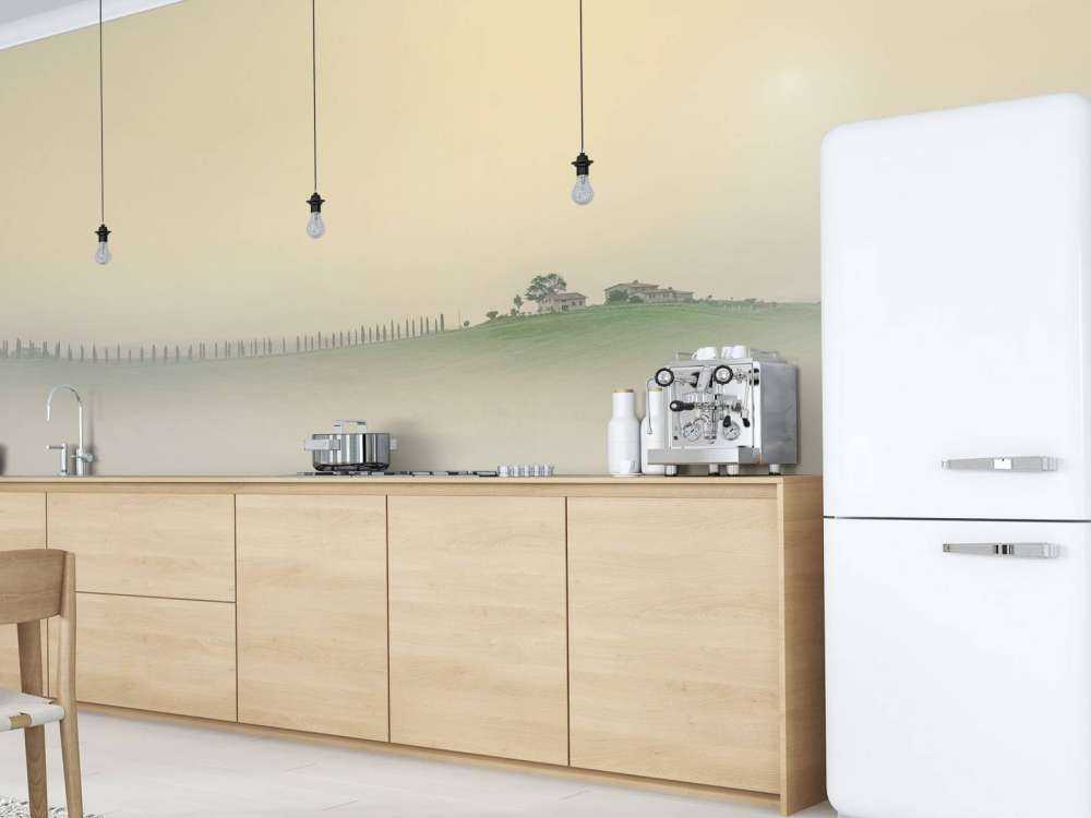 Mglisty włoski krajobraz