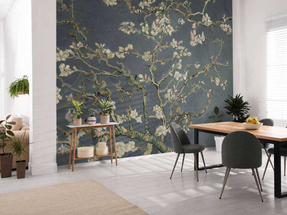 Kwiat migdałowca w rozkwicie