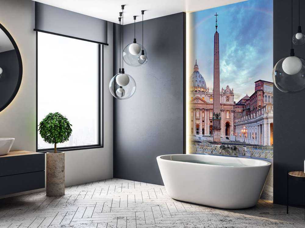 Plac św. Piotra z tęczą