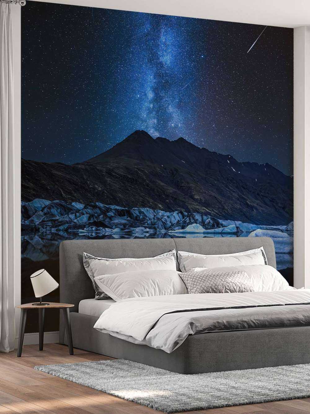 Droga Mleczna w pobliżu lodowca