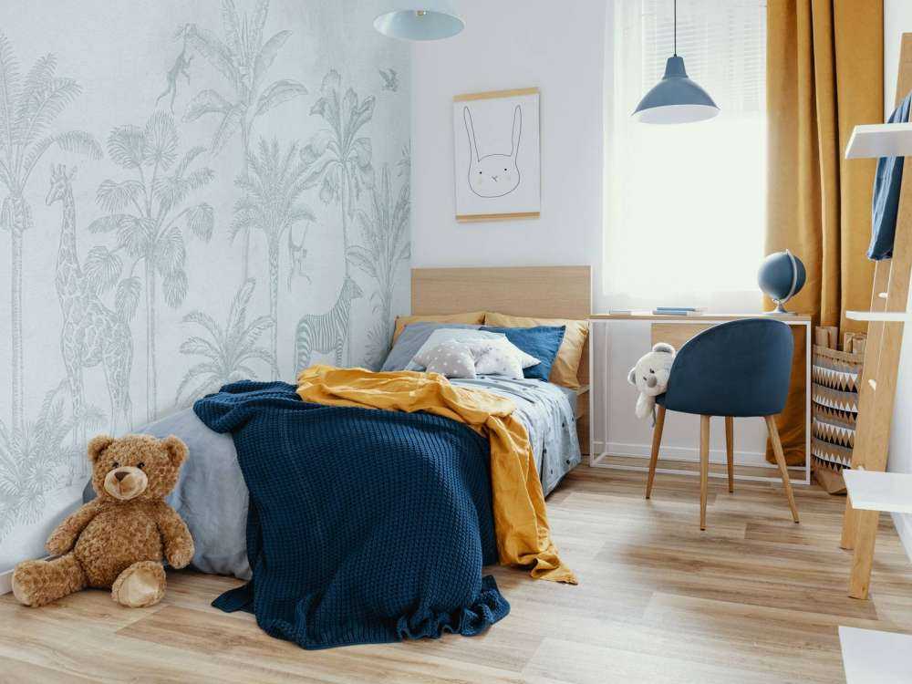 Tropikalne zwierzę dżungla niebieski