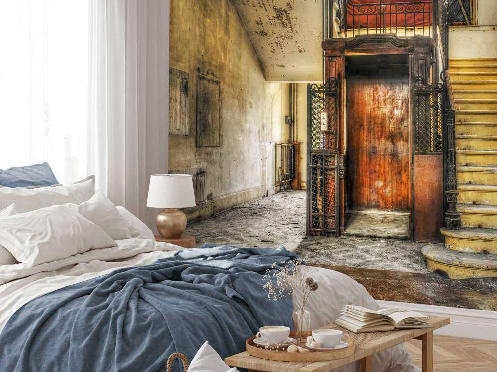 Opuszczone lobby hotelowe